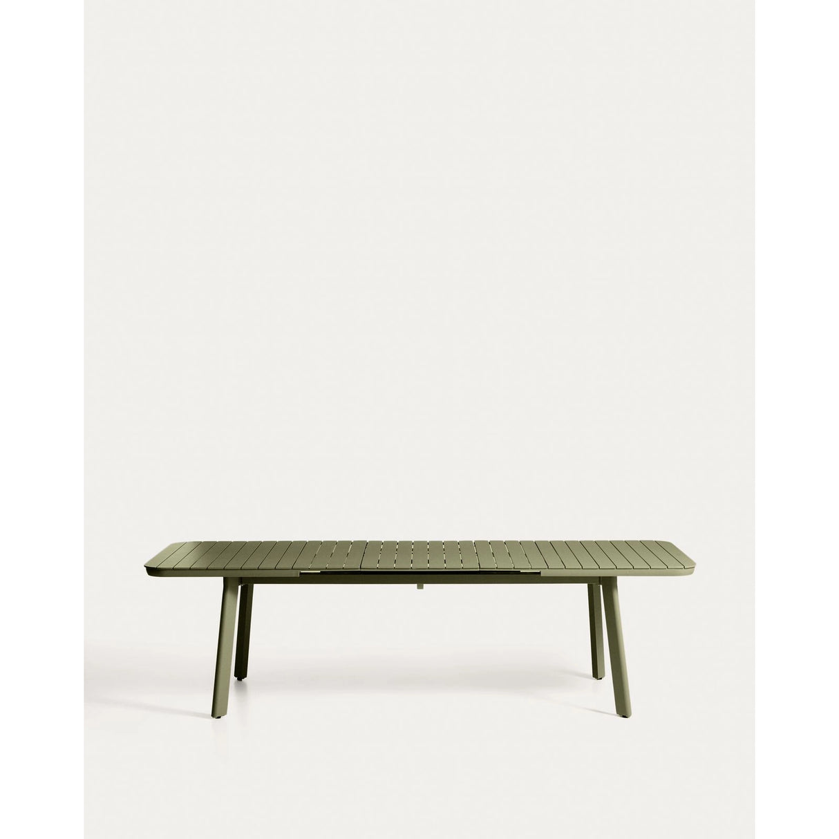 Ausziehbarer Outdoor-Tisch Izola aus Aluminium mit grünem Finish 220 (280) x 100 cm von Kave Home – Bild 6