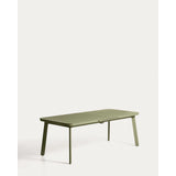 Ausziehbarer Outdoor-Tisch Izola aus Aluminium mit grünem Finish 220 (280) x 100 cm von Kave Home – Bild 7