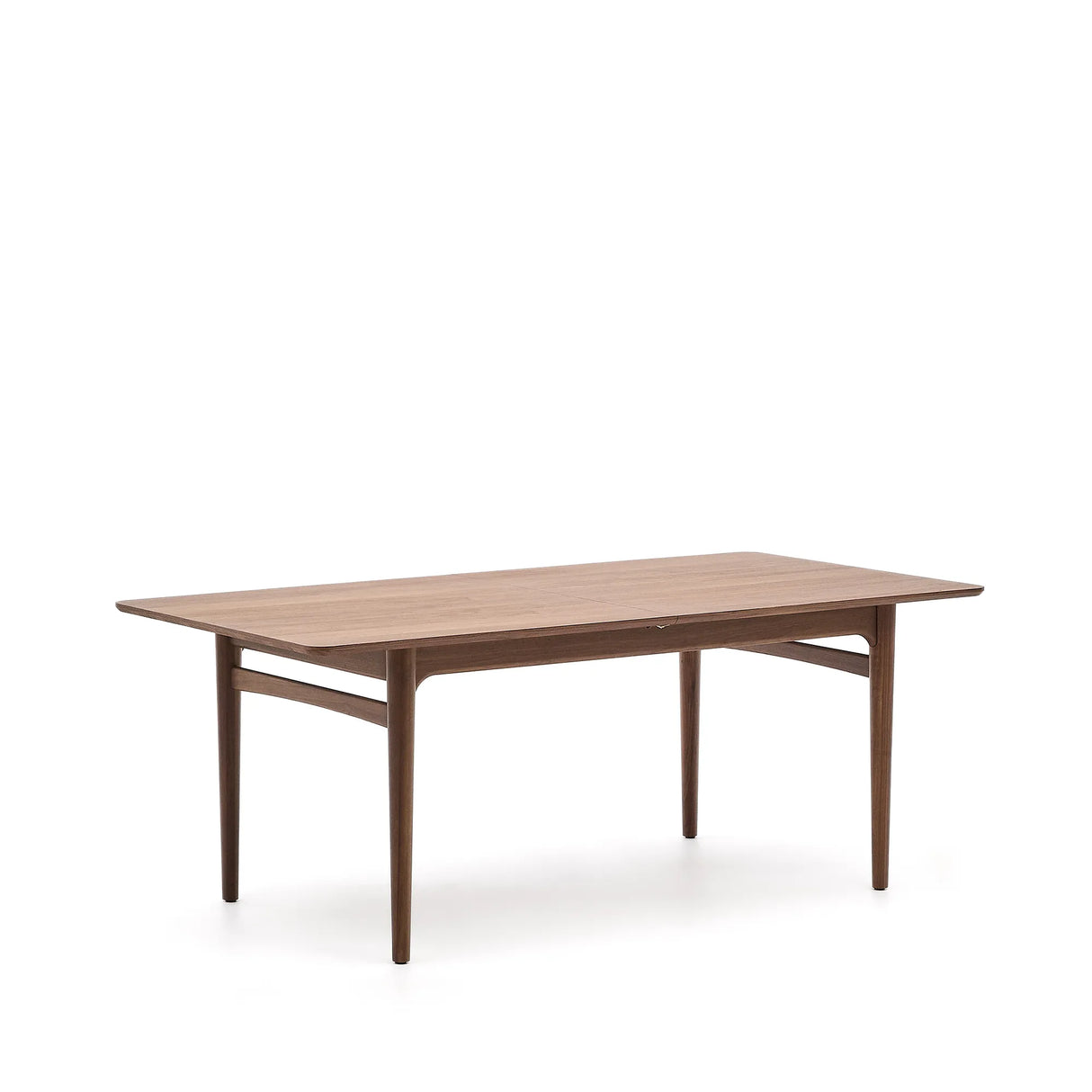 Ausziehbarer Tisch Elan Furnier und massives Nussbaumholz 200 (260) x 100 cm FSC Mix Credit von Kave Home – Produktbild 10
