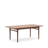 Ausziehbarer Tisch Elan Furnier und massives Nussbaumholz 200 (260) x 100 cm FSC Mix Credit von Kave Home – Produktbild 10