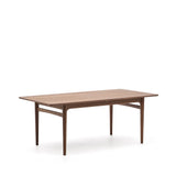 Ausziehbarer Tisch Elan Furnier und massives Nussbaumholz 200 (260) x 100 cm FSC Mix Credit von Kave Home – Produktbild 11