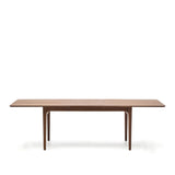 Ausziehbarer Tisch Elan Furnier und massives Nussbaumholz 200 (260) x 100 cm FSC Mix Credit von Kave Home – Produktbild 13