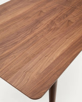 Ausziehbarer Tisch Elan Furnier und massives Nussbaumholz 200 (260) x 100 cm FSC Mix Credit von Kave Home – Produktbild 4
