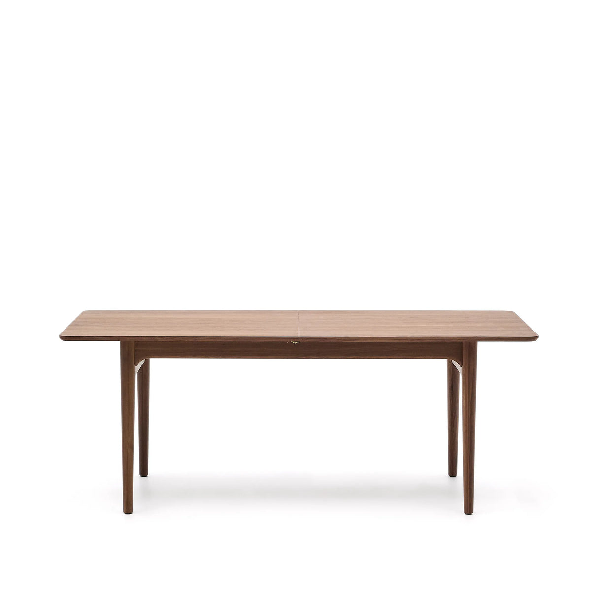 Ausziehbarer Tisch Elan Furnier und massives Nussbaumholz 200 (260) x 100 cm FSC Mix Credit von Kave Home – Produktbild 9