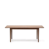 Ausziehbarer Tisch Elan Furnier und massives Nussbaumholz 200 (260) x 100 cm FSC Mix Credit von Kave Home – Produktbild 9