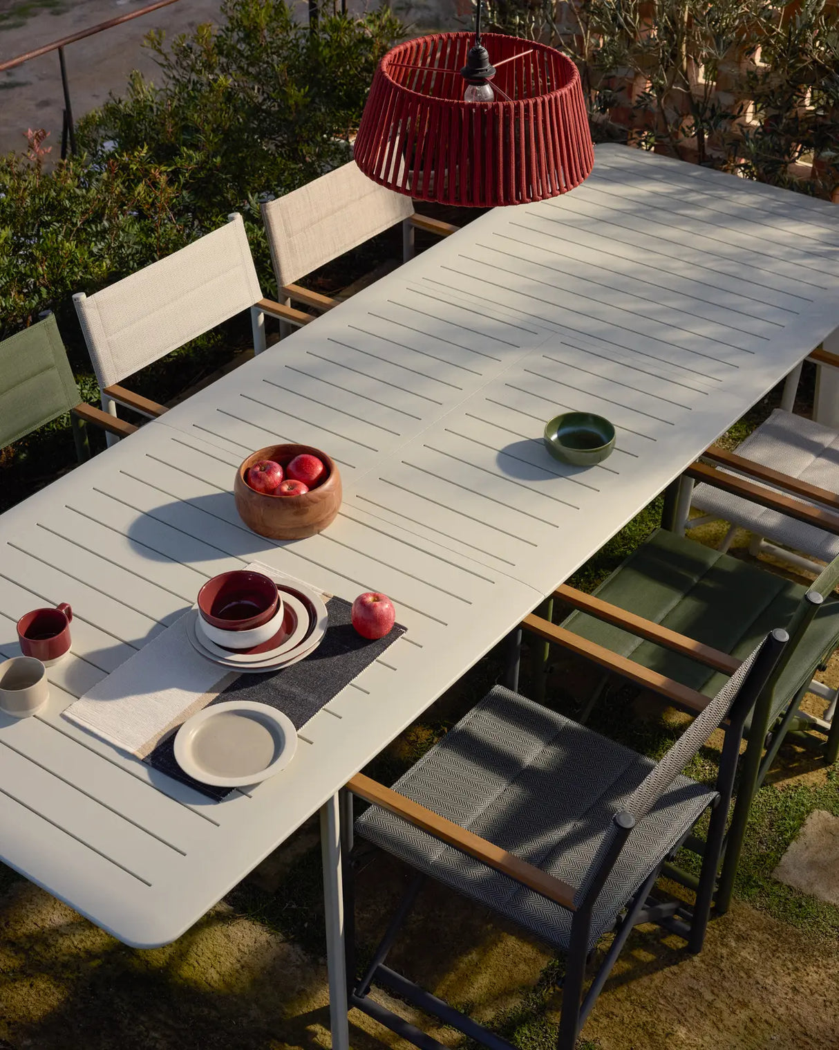 Ausziehtisch Brela aus Aluminium in Naturfarbe 205(287) x 100 cm von Kave Home – Bild 4