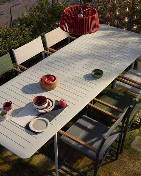 Ausziehtisch Brela aus Aluminium in Naturfarbe 205(287) x 100 cm von Kave Home – Bild 4