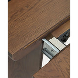 Ausziehtisch Jondal aus massivem Eichenholz und Eichenfurnier mit Nussbaumfinish, FSC 100 %, 200 (286) x 100 cm von Kave Home – Bild 10