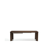 Ausziehtisch Jondal aus massivem Eichenholz und Eichenfurnier mit Nussbaumfinish, FSC 100 %, 240 (320) x 100 cm von Kave Home – Bild 1