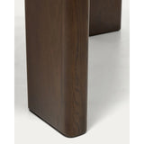 Ausziehtisch Jondal aus massivem Eichenholz und Eichenfurnier mit Nussbaumfinish, FSC 100 %, 240 (320) x 100 cm von Kave Home – Bild 6
