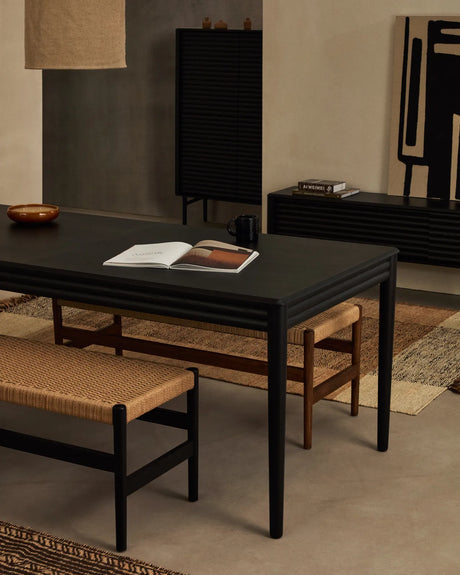 Ausziehtisch Lenon aus Eichenfurnier 160(200)x90 cm FSC Mix Credit von Kave Home – Bild 2