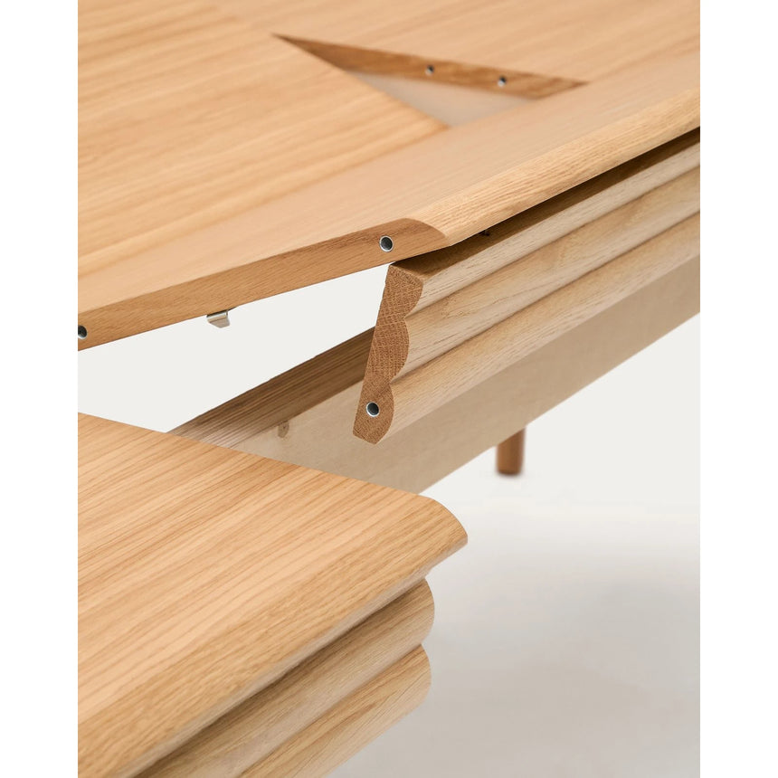 Ausziehtisch Lenon aus Eichenfurnier Naturfarbend 160(200)x90 cm FSC MIX Credit von Kave Home – Bild 16