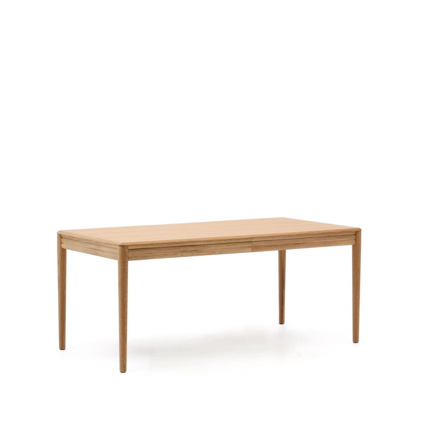 Ausziehtisch Lenon aus Eichenfurnier Naturfarbend 160(200)x90 cm FSC MIX Credit von Kave Home – Bild 9