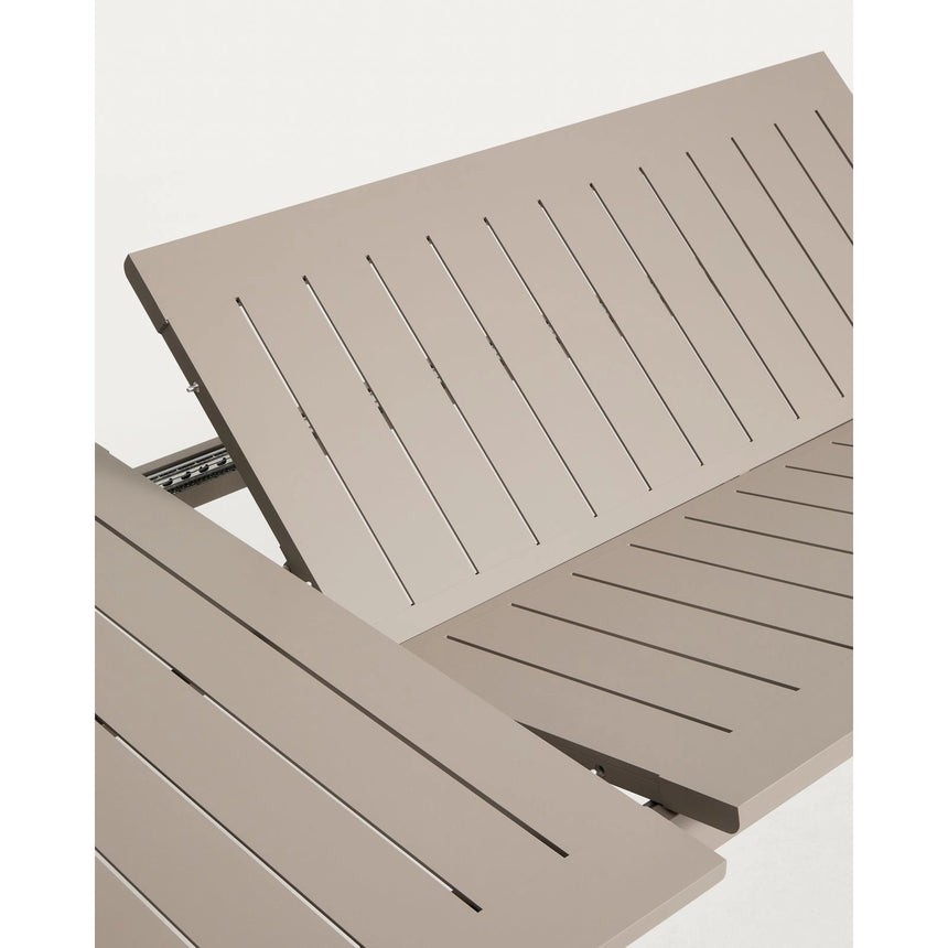 Ausziehtisch Livorno aus Aluminium in Taupe 233(350) x 100 cm von Kave Home – Bild 11