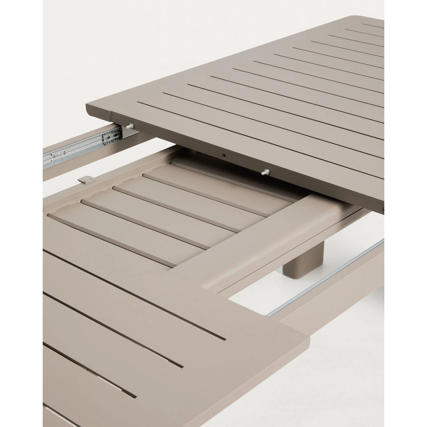 Ausziehtisch Livorno aus Aluminium in Taupe 233(350) x 100 cm von Kave Home – Bild 12