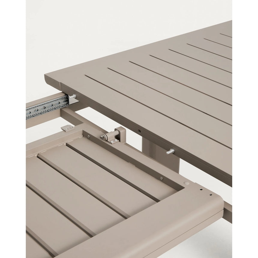 Ausziehtisch Livorno aus Aluminium in Taupe 233(350) x 100 cm von Kave Home – Bild 13