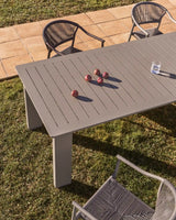 Ausziehtisch Livorno aus Aluminium in Taupe 233(350) x 100 cm von Kave Home – Bild 2