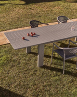 Ausziehtisch Livorno aus Aluminium in Taupe 233(350) x 100 cm von Kave Home – Bild 4