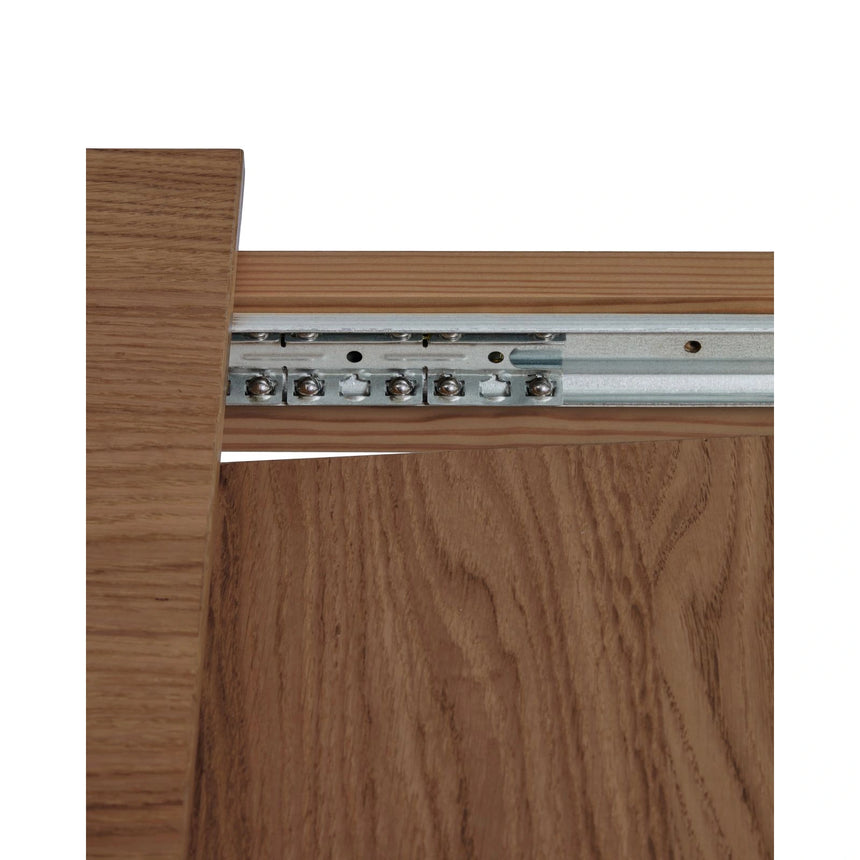 Ausziehtisch Narevi aus Eichenfurnier mit naturfarbenem oder Walnuss-Finish 210 (270) x 100 cm von Kave Home – Bild 9