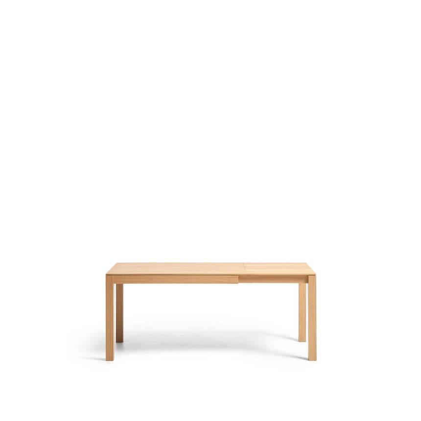 Ausziehtisch Narevi aus Eichenfurnier mit naturfarbenem oder walnuss-Finish 130 (190) x 80 cm von Kave Home – Bild 3