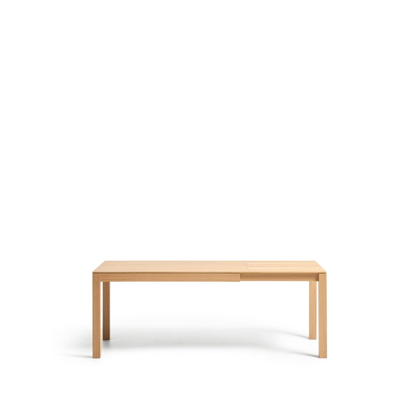 Ausziehtisch Narevi aus Eichenfurnier mit naturfarbenem oder walnuss-Finish 170 (230) x 80 cm von Kave Home – Bild 3