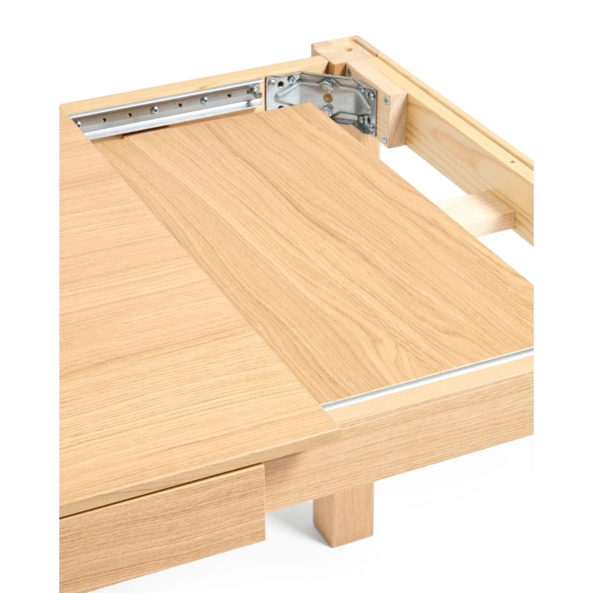 Ausziehtisch Narevi aus Eichenfurnier mit naturfarbenem oder walnuss-Finish 170 (230) x 80 cm von Kave Home – Bild 8