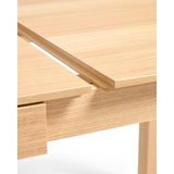 Ausziehtisch Narevi aus Eichenfurnier mit naturfarbenem oder walnuss-Finish 170 (230) x 80 cm von Kave Home – Bild 9