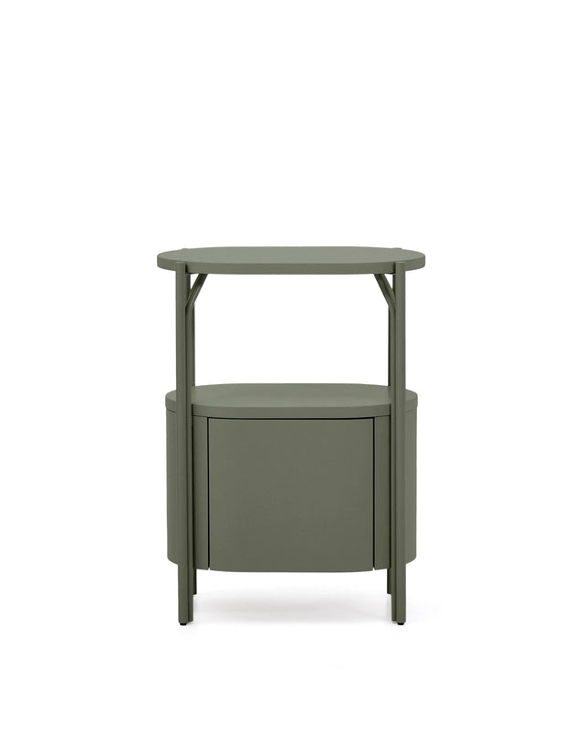 Badezimmermöbel Arely mit Stahlgestell und grün lackiertem MDF, 60 x 40 cm von Kave Home – Produktbild 1