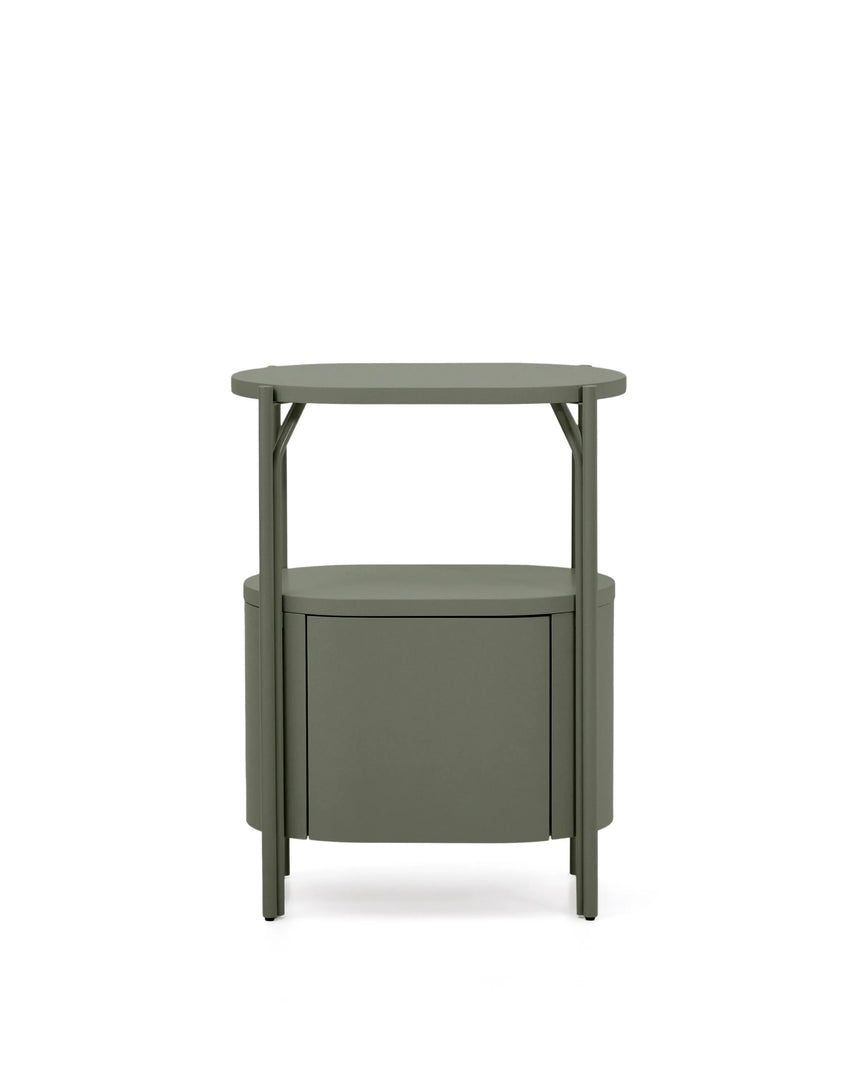 Badezimmermöbel Arely mit Stahlgestell und grün lackiertem MDF, 60 x 40 cm von Kave Home – Produktbild 1