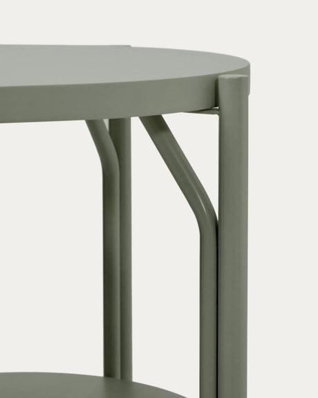 Badezimmermöbel Arely mit Stahlgestell und grün lackiertem MDF, 60 x 40 cm von Kave Home – Produktbild 10