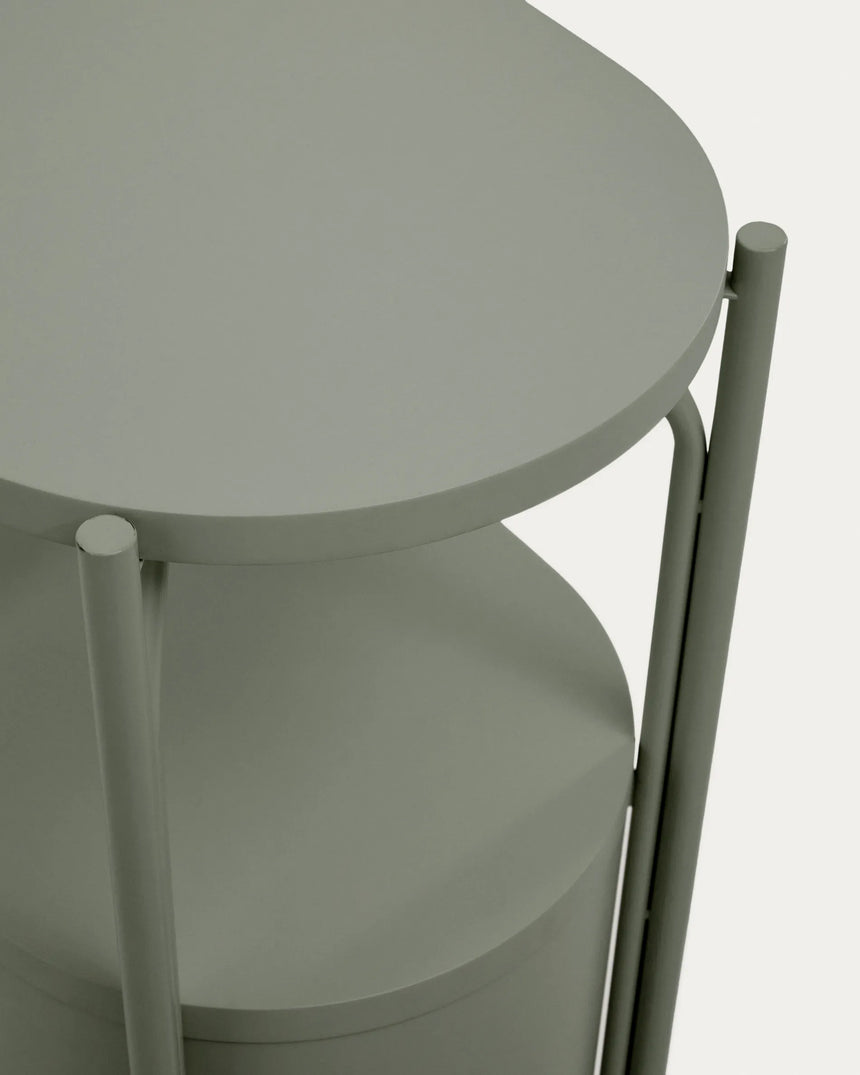 Badezimmermöbel Arely mit Stahlgestell und grün lackiertem MDF, 60 x 40 cm von Kave Home – Produktbild 12