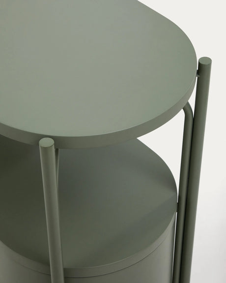 Badezimmermöbel Arely mit Stahlgestell und grün lackiertem MDF, 90 x 40 cm von Kave Home – Produktbild 11