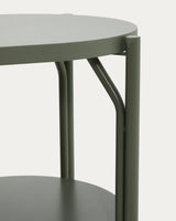 Badezimmermöbel Arely mit Stahlgestell und grün lackiertem MDF, 90 x 40 cm von Kave Home – Produktbild 9