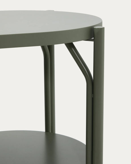 Badezimmermöbel Arely mit Stahlgestell und grün lackiertem MDF, 90 x 40 cm von Kave Home – Produktbild 9