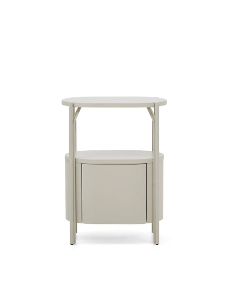 Badezimmermöbel Arely mit Stahlgestell und weiß lackiertem MDF, 60 x 40 cm von Kave Home – Produktbild 1