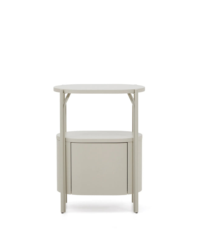 Badezimmermöbel Arely mit Stahlgestell und weiß lackiertem MDF, 60 x 40 cm von Kave Home – Produktbild 1