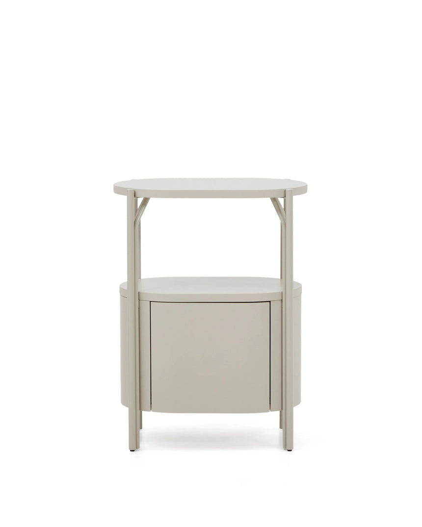 Badezimmermöbel Arely mit Stahlgestell und weiß lackiertem MDF, 60 x 40 cm von Kave Home – Produktbild 1