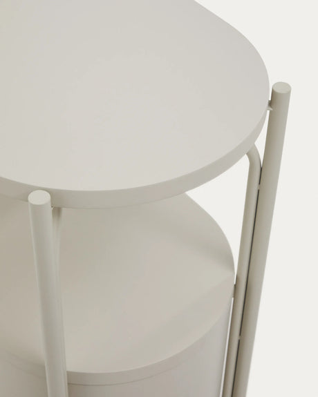 Badezimmermöbel Arely mit Stahlgestell und weiß lackiertem MDF, 60 x 40 cm von Kave Home – Produktbild 11