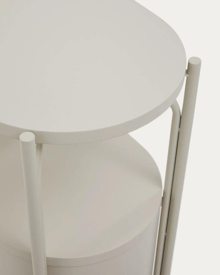 Badezimmermöbel Arely mit Stahlgestell und weiß lackiertem MDF, 60 x 40 cm von Kave Home – Produktbild 11