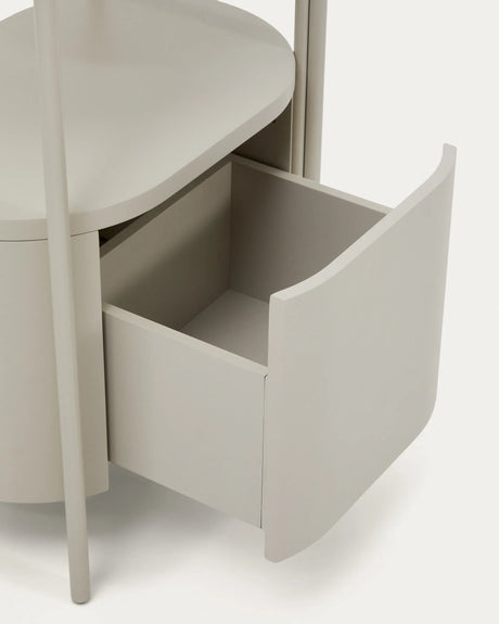 Badezimmermöbel Arely mit Stahlgestell und weiß lackiertem MDF, 60 x 40 cm von Kave Home – Produktbild 8