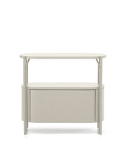 Badezimmermöbel Arely mit Stahlgestell und weiß lackiertem MDF, 90 x 40 cm von Kave Home – Produktbild 1