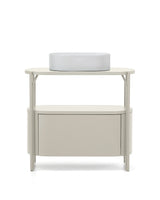 Badezimmermöbel Arely mit Stahlgestell und weiß lackiertem MDF, 90 x 40 cm von Kave Home – Produktbild 6