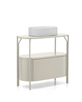Badezimmermöbel Arely mit Stahlgestell und weiß lackiertem MDF, 90 x 40 cm von Kave Home – Produktbild 7