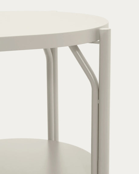 Badezimmermöbel Arely mit Stahlgestell und weiß lackiertem MDF, 90 x 40 cm von Kave Home – Produktbild 8