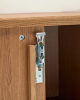 Badezimmermöbel Mailen aus Eschenfurnier mit naturfarbenem Finish 90 x 45 cm von Kave Home – Produktbild 5