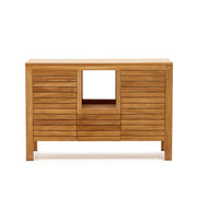 Badezimmermöbel Neria aus massivem Teakholz natürlichem Finish 120 x 45 cm von Kave Home – Produktbild 7