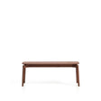 Bank Evera aus Eichenfurnier mit Nussbaumfinish oder naturfarbenem Finish, 122 cm von Kave Home – Bild 1