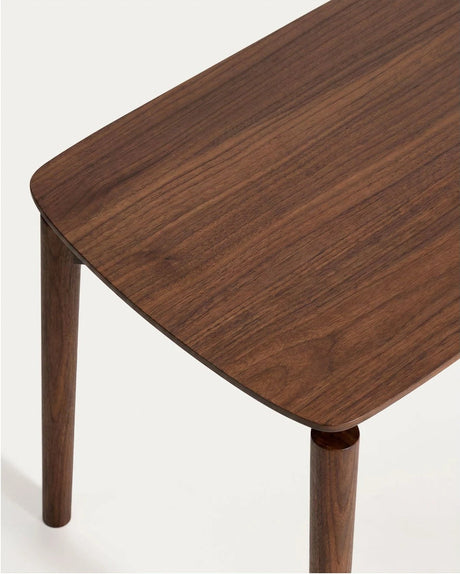 Bank Evera aus Eichenfurnier mit Nussbaumfinish oder naturfarbenem Finish, 122 cm von Kave Home – Bild 5