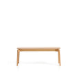 Bank Evera aus Eichenfurnier mit naturfarbenem Finish, 122 cm von Kave Home – Bild 1