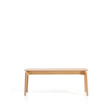 Bank Evera aus Eichenfurnier mit naturfarbenem Finish, 122 cm von Kave Home – Bild 1